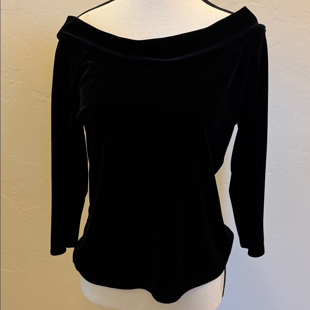 Elegant Black Off-Shoulder Top